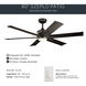 Szeplo Patio 60 inch Olde Bronze Ceiling Fan